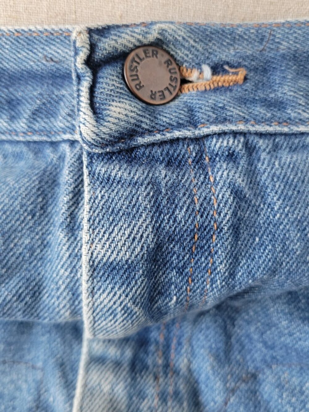 Handmade Upscaled Denim Blue Jean Crossbody Handbag w/ Black Studded Belt - Picture 9 of 16